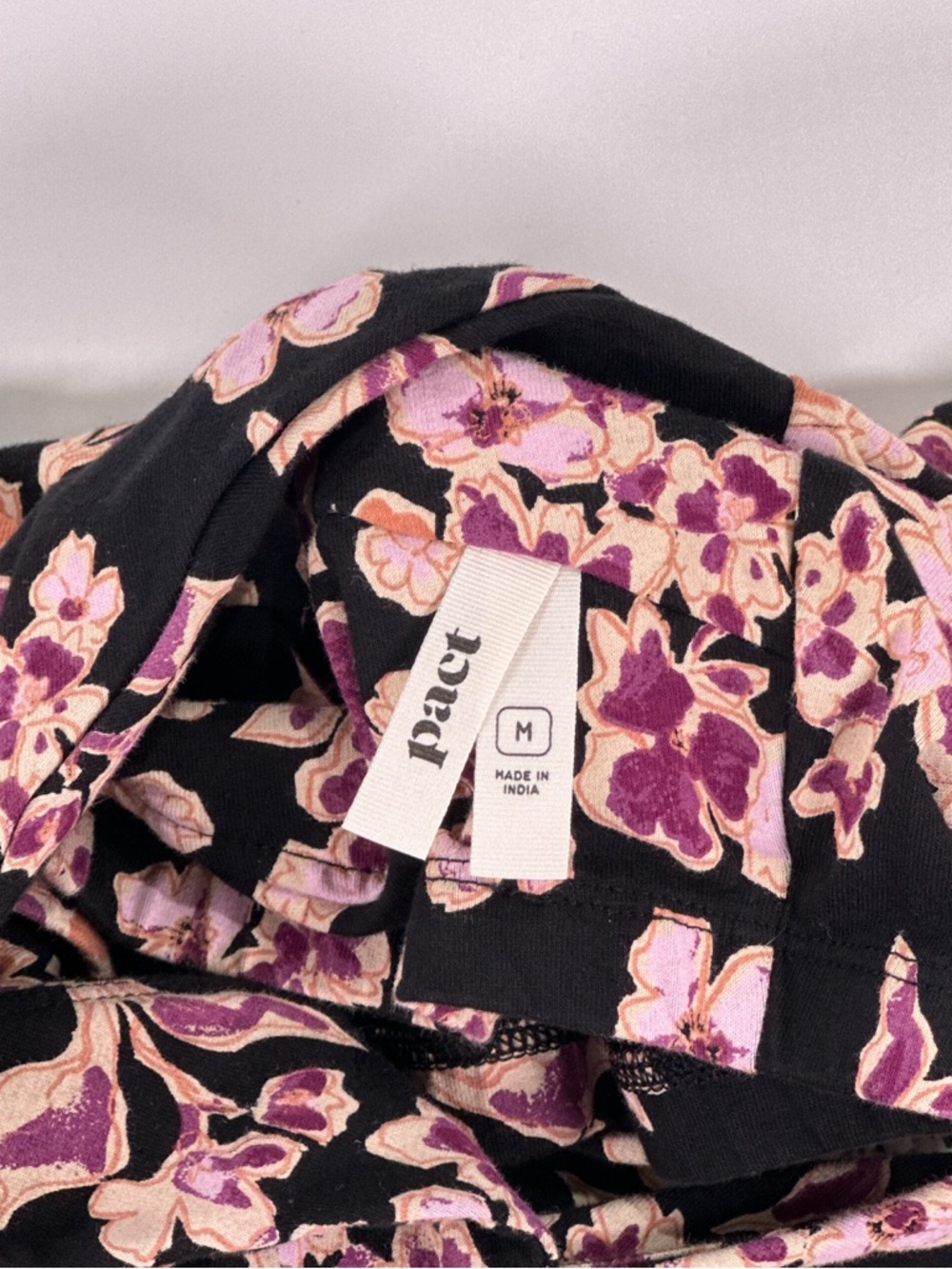 Pact Like New Organic Cotton Open Back Floral Maxi Dress M - Picture 6 of 12